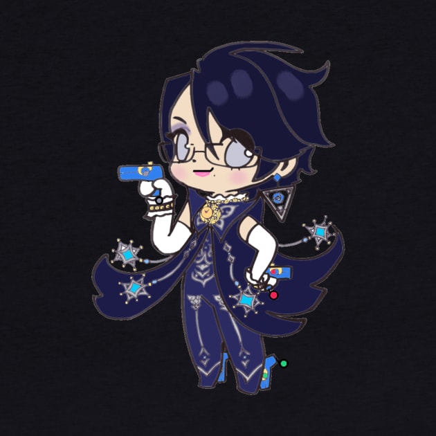 Chibi Bayonetta by OceanSummoner13